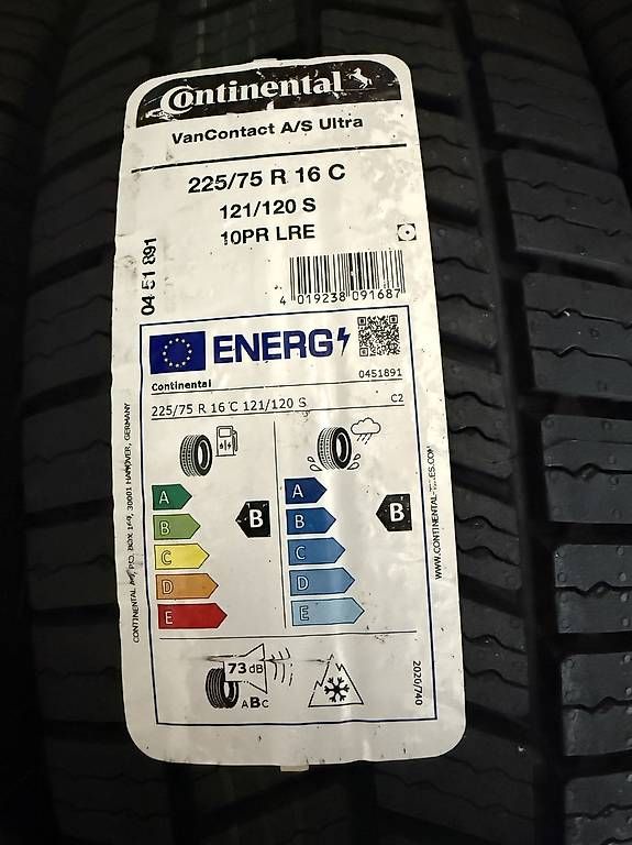 Pneumatici & Ruote complete: Continental VanContact A/S Ultra 225/75 R16C Sprinter – Usato da Rothrist venduto da newform 2