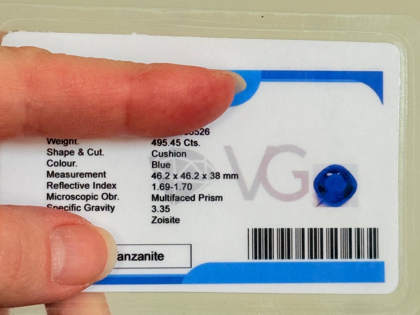 Pietre preziose: 495.45 CT Certified Beautiful Large Gemstone – Nuovo e nell'imballaggio originale da Genève venduto da AWWA 9