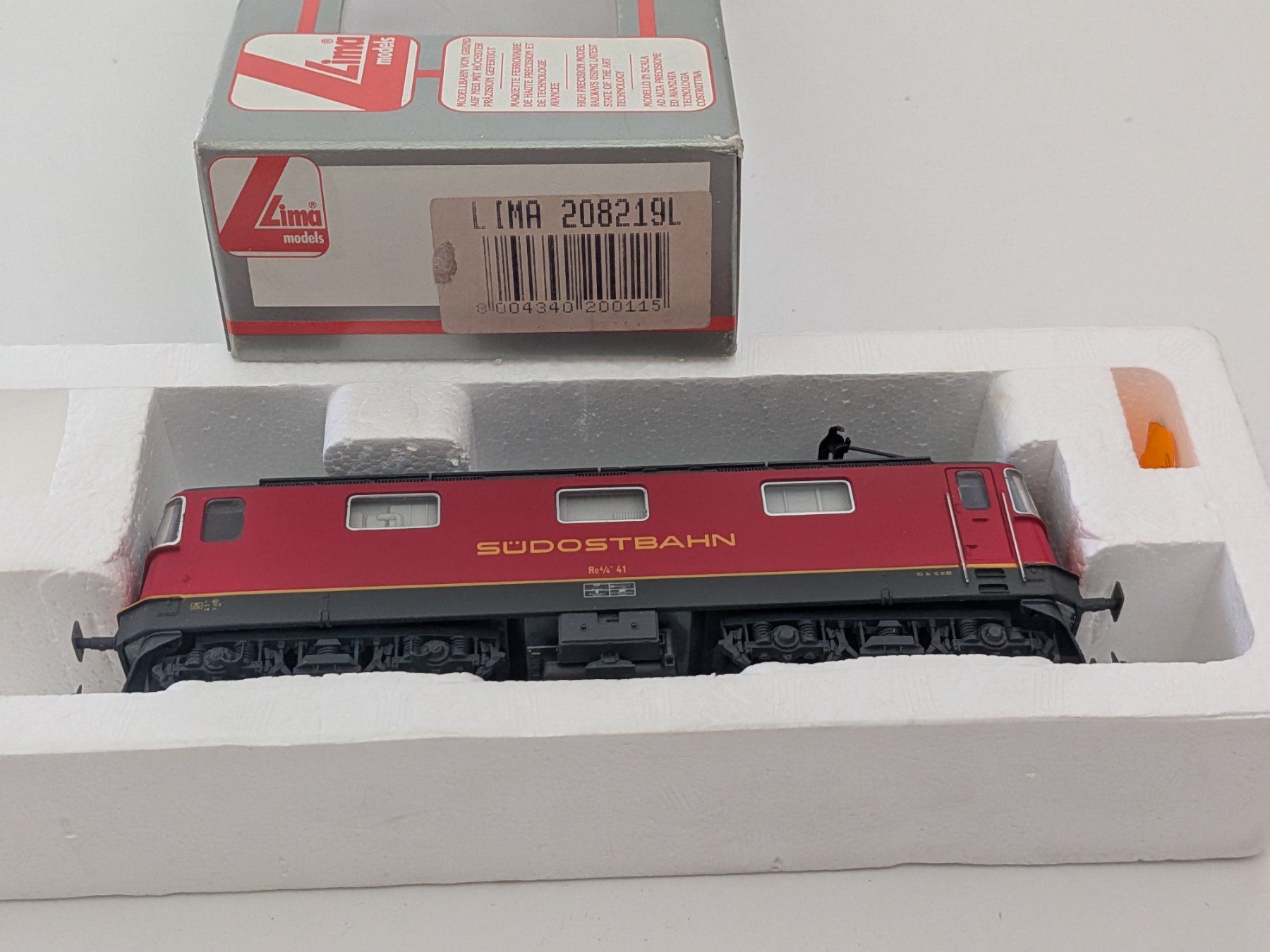 Lima Modellini di ferrovie: Lima Lokomotive 208219 – Usato da Künten venduto da Dfog 1