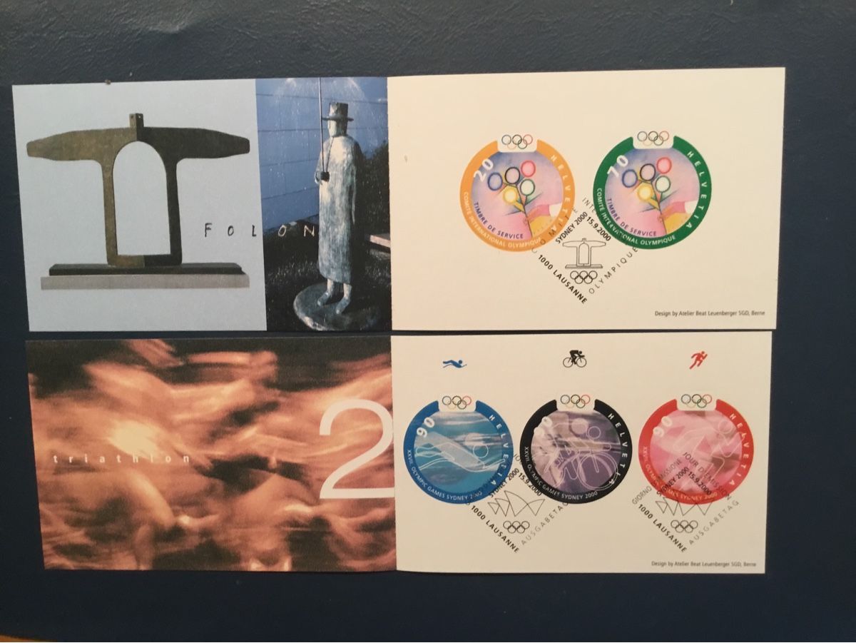 Alle Briefmarken: 2 Markenheft Olympiade Sidney 2000 ET gestempelt – Gebraucht aus steinach von Haudi5 1