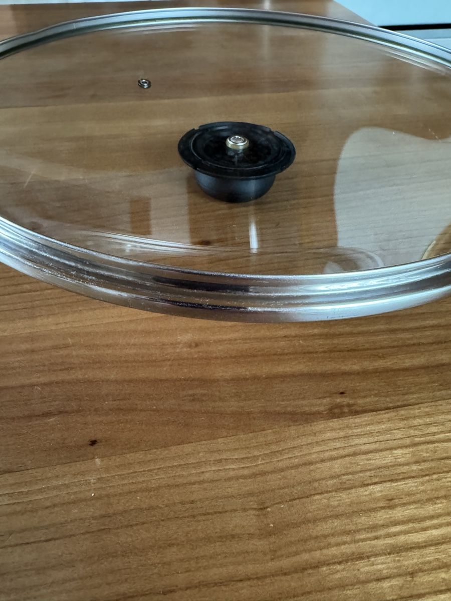 Padelle: Pfannendeckel Glas rund 31 cm. – Usato da Therwil venduto da rowe-spezial 4