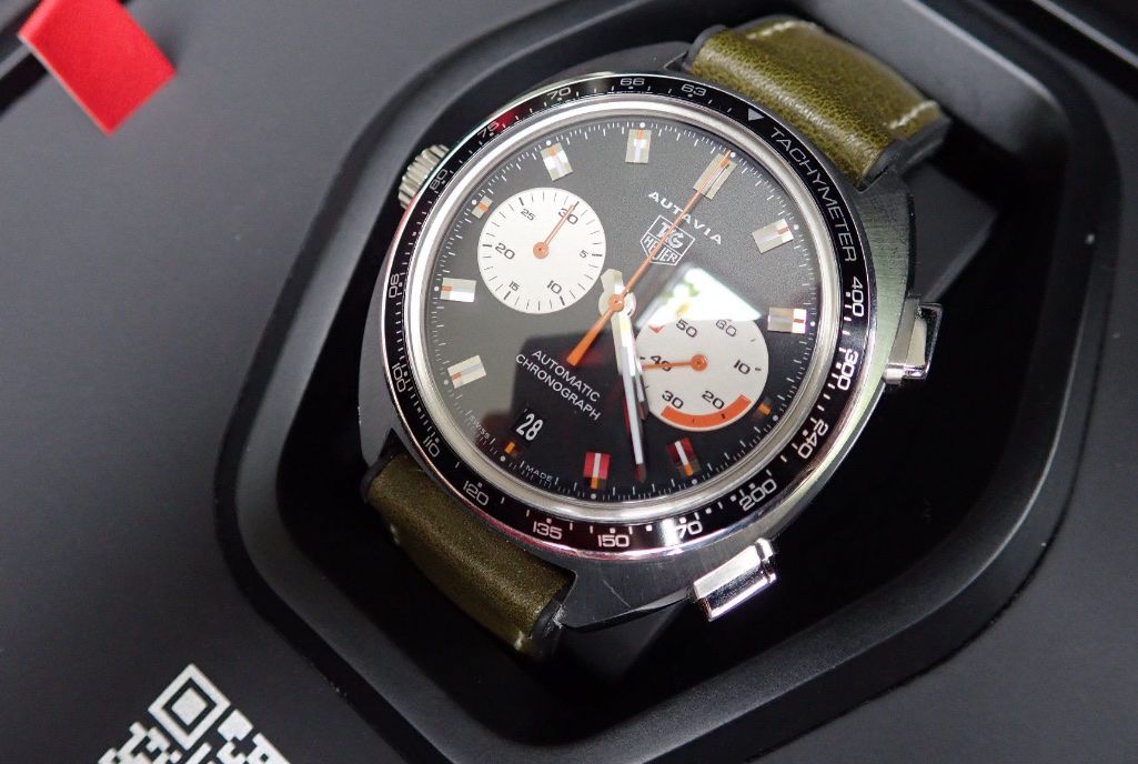 Tag Heuer Uhren: Tag heuer Autavia mit Box  – Gebraucht aus Dorénaz von elmex94