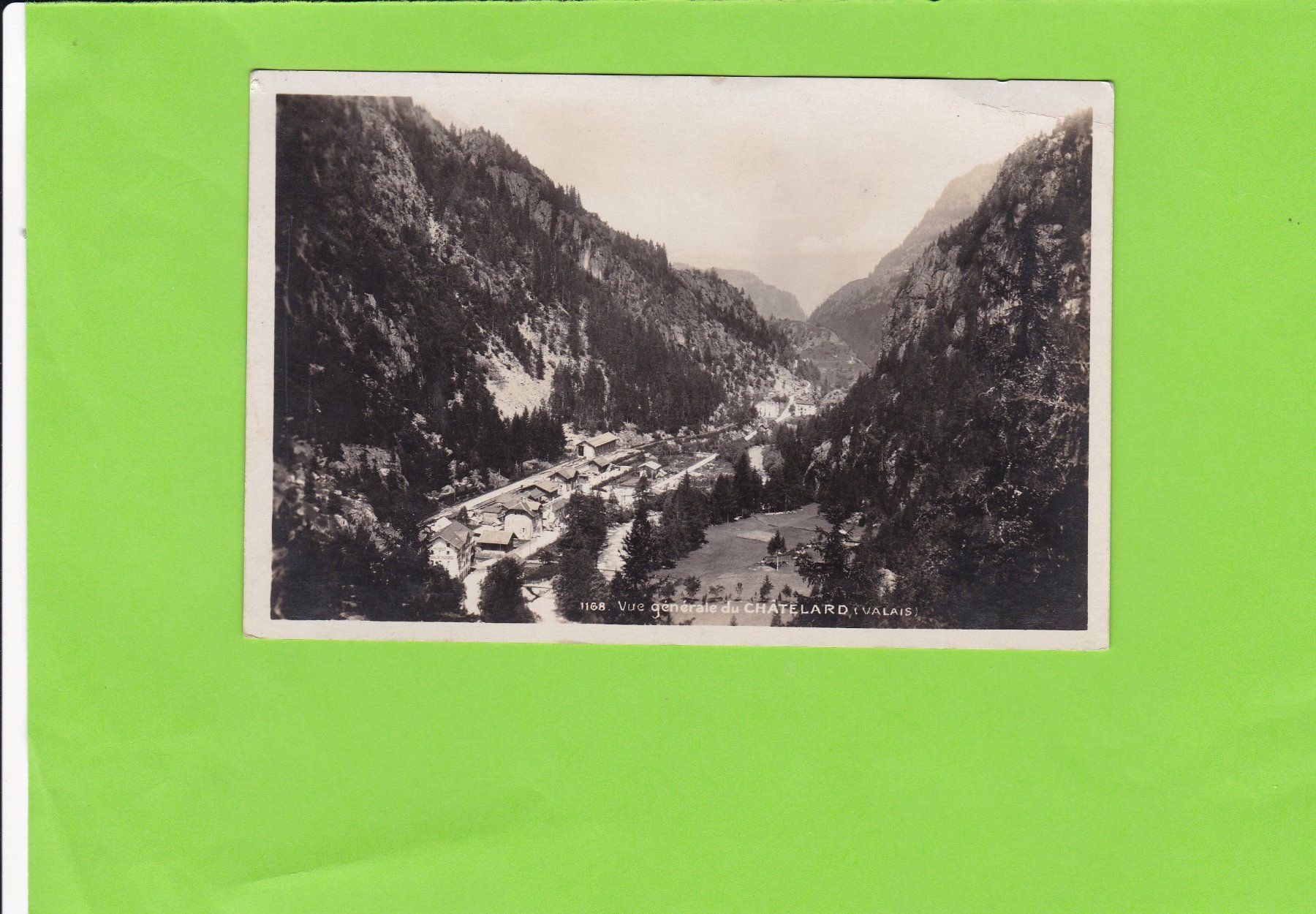 Cartoline postali: Vue générale du CHATERLARD – Usato da St. Peterzell venduto da neckertal