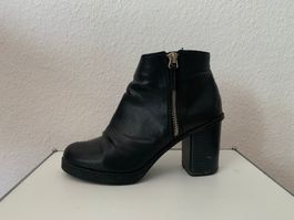PULL & BEAR - Stiefelette schwarz 37