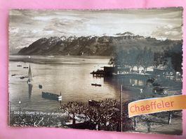 1937  512 b. Ouchy, Le Port et Montagnes du Savoie.