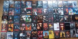 Grosse DVD Sammlung beste Filme Horror Action Saw Sieben usw