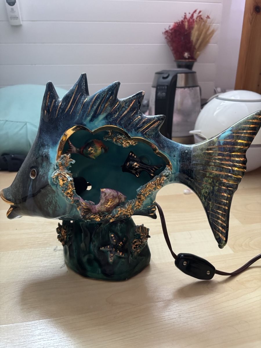 Lampade: Aussergewöhnliche Fischlampe – Nuovo (secondo la descrizione) da Reinach BL venduto da joy_9l2y