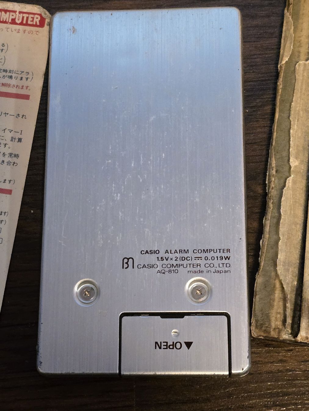 Casio Taschenrechner: Vintage Casio Alarm Computer, made in Japan. – Defekt aus Baden von swiss-alps 2