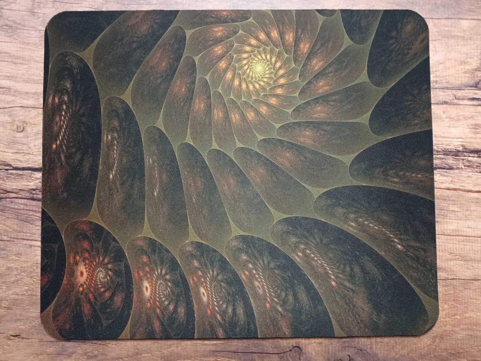 Tappetini per mouse: Mausmatte "Fraktale Spirale" / Mousepad NEU – Nuovo e nell'imballaggio originale da Turbenthal venduto da enjak