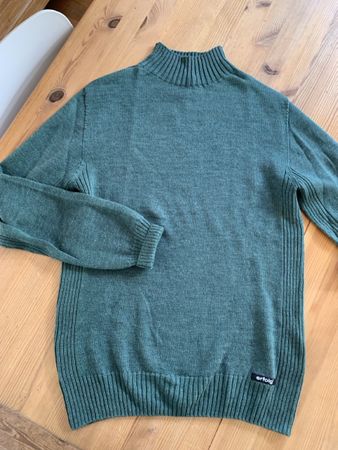 Herbstlicher Rollkragenpullover grün, Erfolg