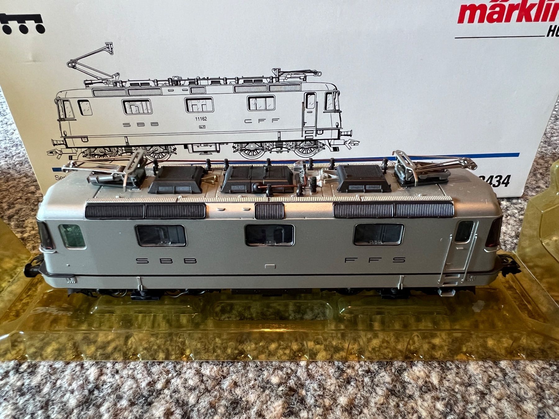 Märklin Modelleisenbahnen: Märklin 83434 Re 4/4 II SBB Techno Argent Digital – Neu (gemäss Beschreibung) aus Sion von noe_b5w8 1