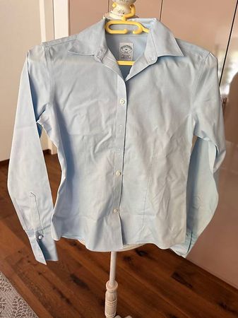 Brooks Brothers Damen Bluse Hellblau, Gr. 32, Top Zustand!