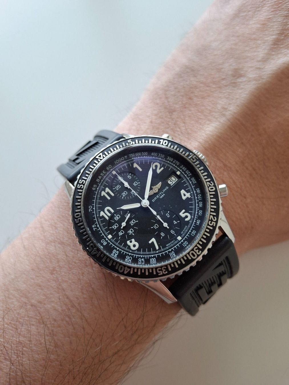 Breitling Orologi: Breitling Aviastar Navitimer Automatic A13024 Chrono, Ø 42mm – Usato da Ebikon venduto da SilvioFreund 1