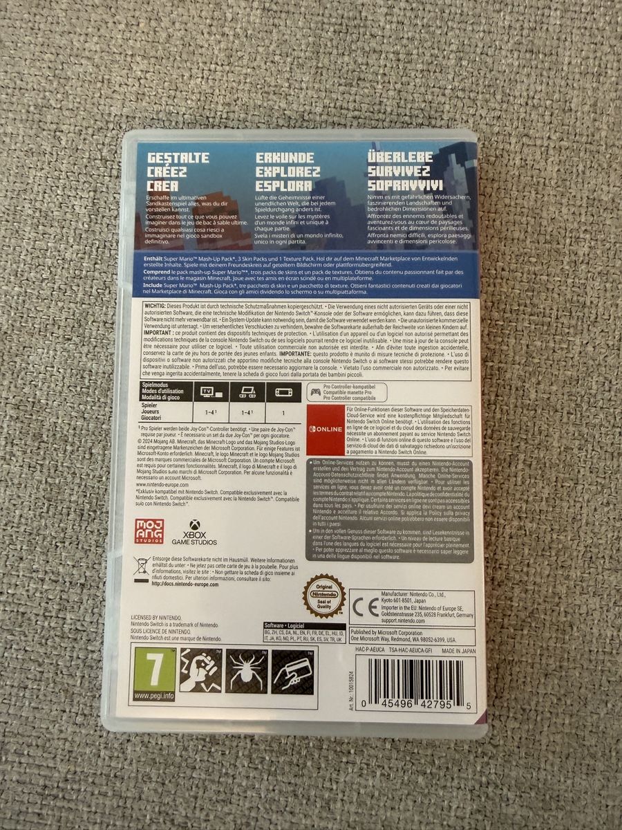 Nintendo Jeux: Minecraft Super Mario Mash-Up Pack Nintendo Switch – Neuf (Voir description) à Aedermannsdorf par Nicki2315 2