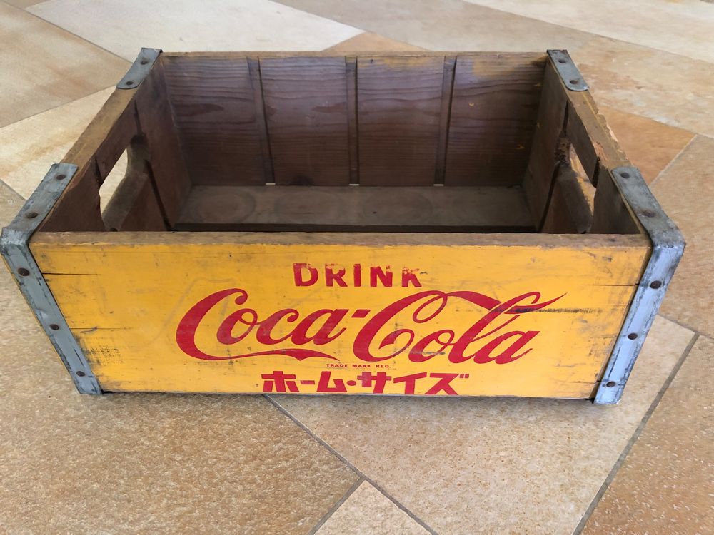 Coca Cola Harasse Holzkiste aus Japan SCB 2 \