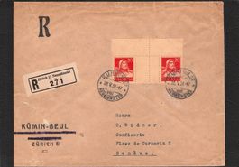 Nr. S 29 Allein-frankatur , Kat. 500.- ,Randstück ,28.V.1931