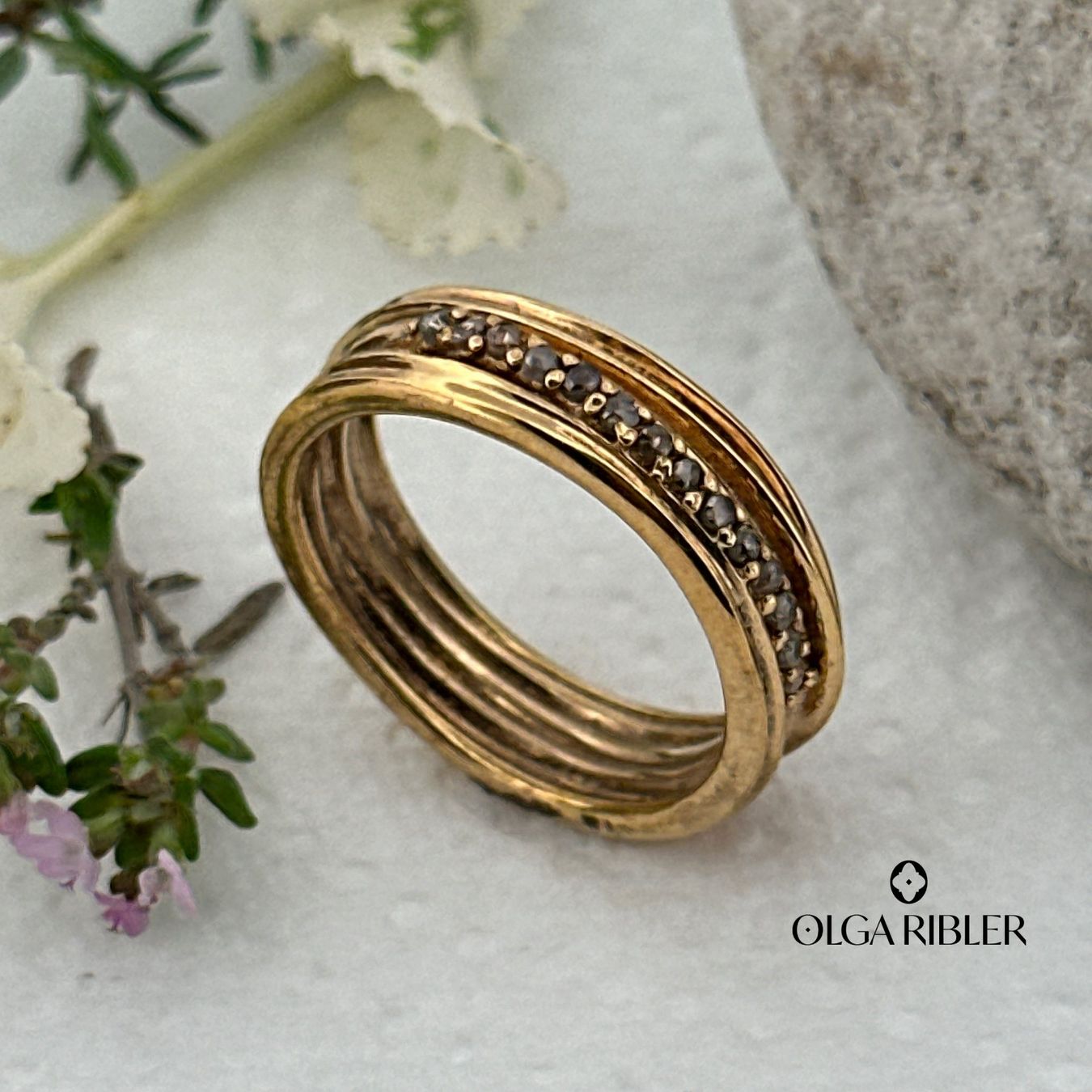 Olga Ribler Anelli: Diamanten Sterling Silber Ring - Grösse 59 – Nuovo (secondo la descrizione) da Luzern venduto da Schmuckoutlet 4