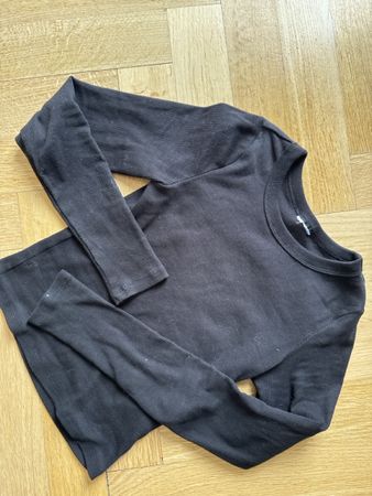 Geripptes Longsleeve XS