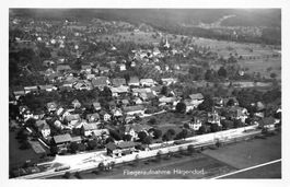 Hägendorf SO Flugaufnahme Nr.583 , mit Bahnhof , ca.1940