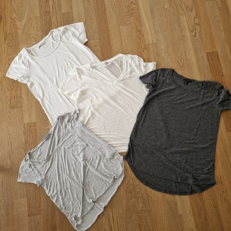 4 Damen T-Shirts Gr. S