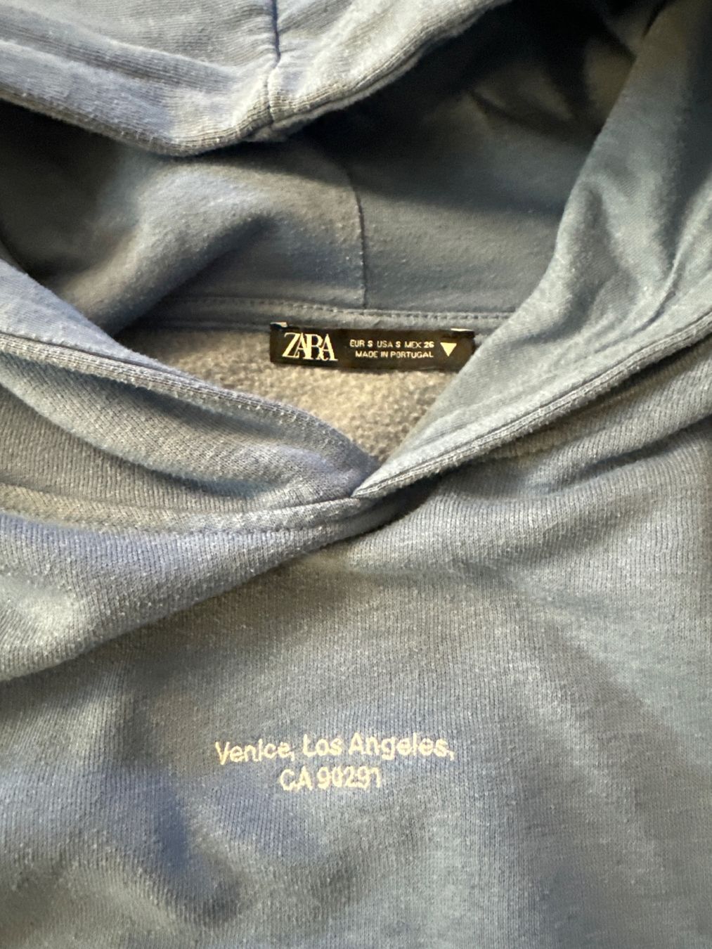 Zara Maglioni & Felpe: Zara blauer Cropped Hoodie Grösse S – Nuovo (secondo la descrizione) da Oberweningen venduto da Jogi2 1