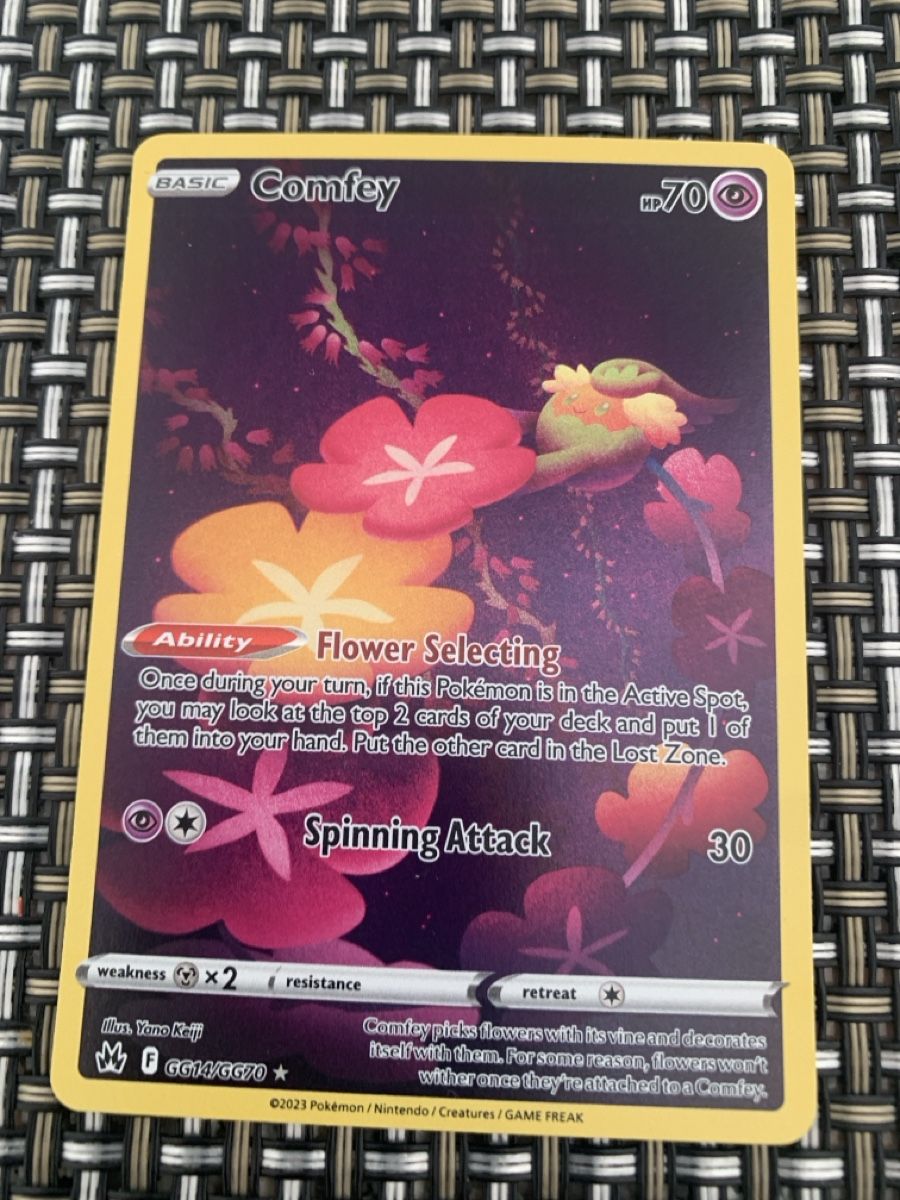 Pokémon Carte collezionabili: Pokemo Comfey Crown Zenith GF14/GG70 EN – Nuovo (secondo la descrizione) da Bellach venduto da Pokemam