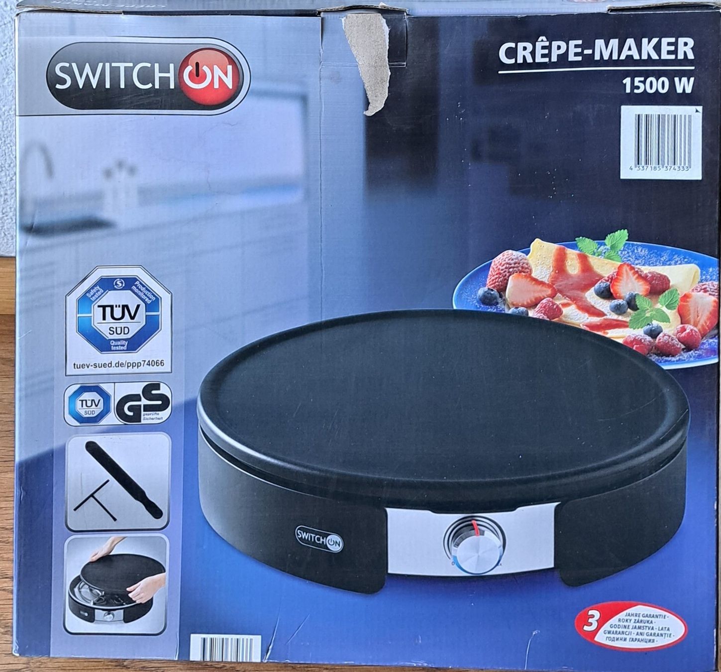 Elettrodomestici da cucina: Crêpe-maker 38cm. – Nuovo e nell'imballaggio originale da Frauenfeld venduto da berk39
