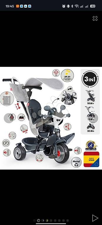 Veicoli per bambini: Dreirad Smoby – Usato da Mauren venduto da cel_q9r9 2