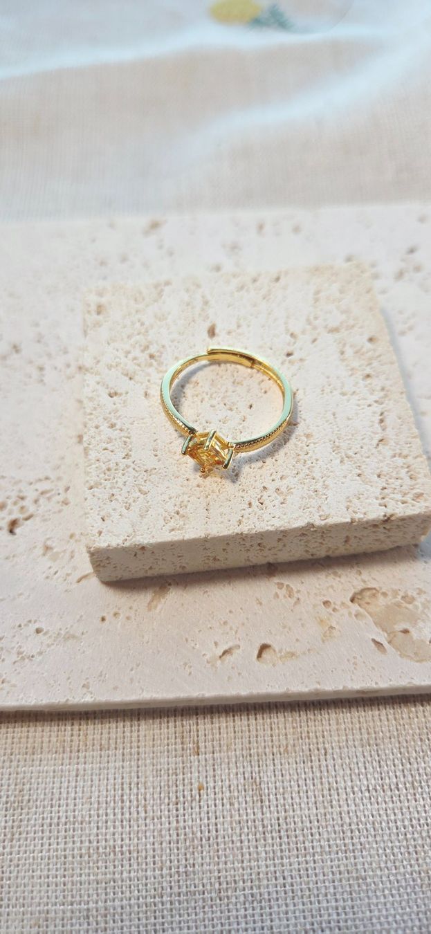 Anelli: NEW - S925 Citrine Ring (Adjustable) – Nuovo (secondo la descrizione) da Zürich venduto da cin_wcf6 1