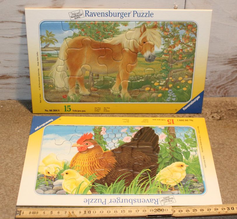 Ravensburger 07469 - Ponywelt Würfelpuzzle (6 Teile) Für Kleinkinder