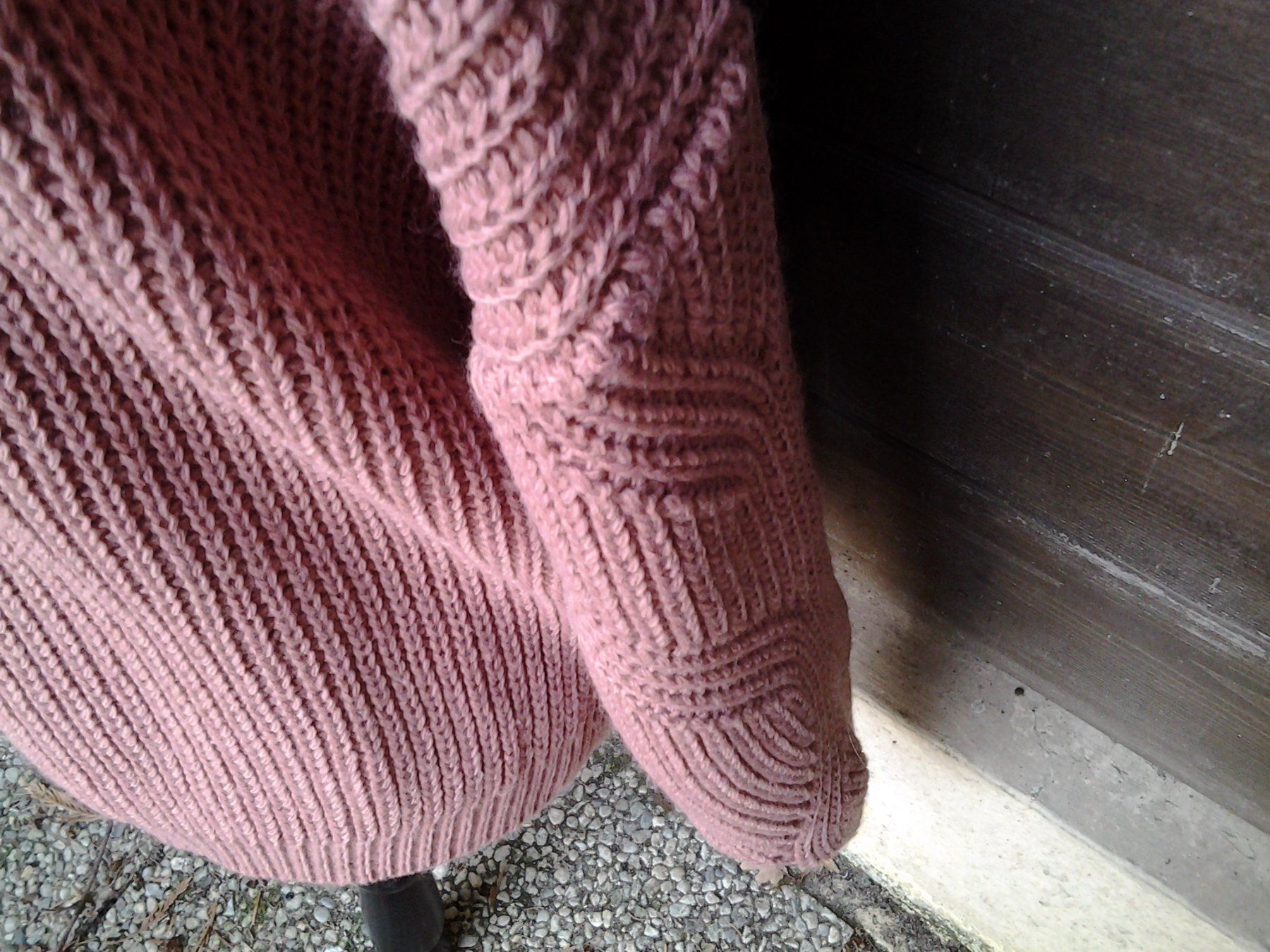 Zebra Pullover & Sweatshirts: Pull Zebra avec mailles ajourées, taille L vieux rose – Neu (gemäss Beschreibung) aus MEYRIN von nf69 4