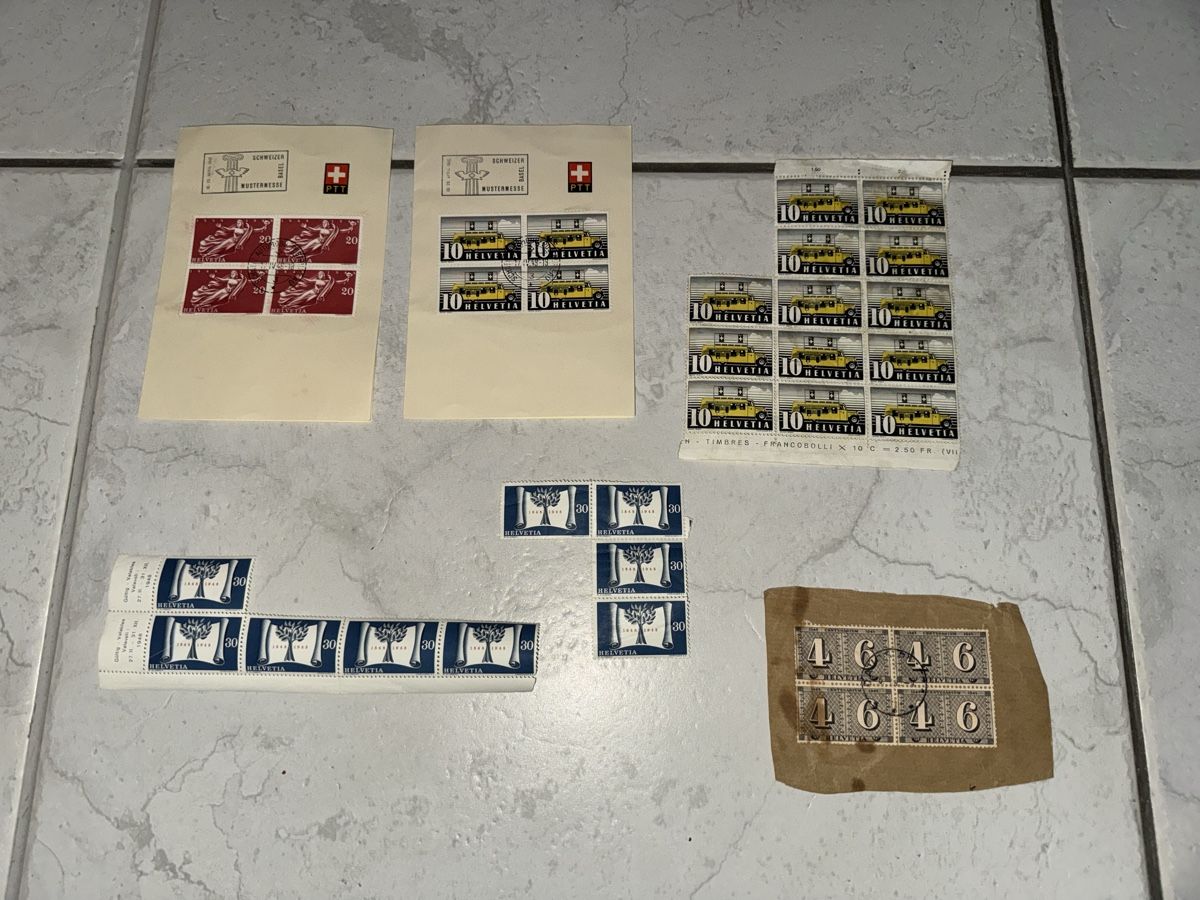 Tutti i francobolli: Diverse Schweizer Briefmarken – Usato da Gossau ZH venduto da Shaolin