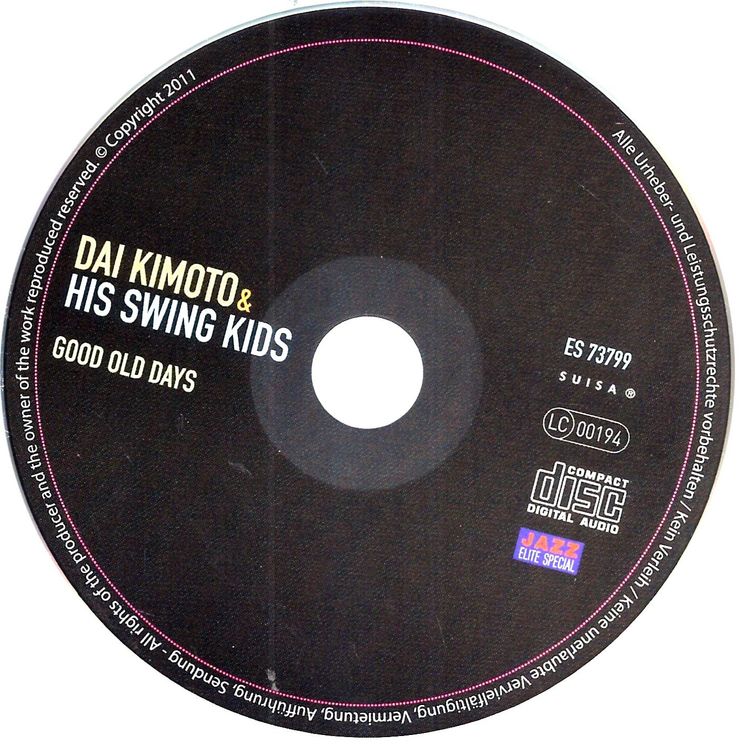 Dai Kimoto Swing Kids GOOD OLD DAYS Jazz Big Band Swiss CD