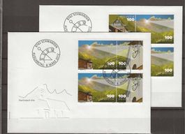 F1417 - 2 FDC Martinlosch B4
