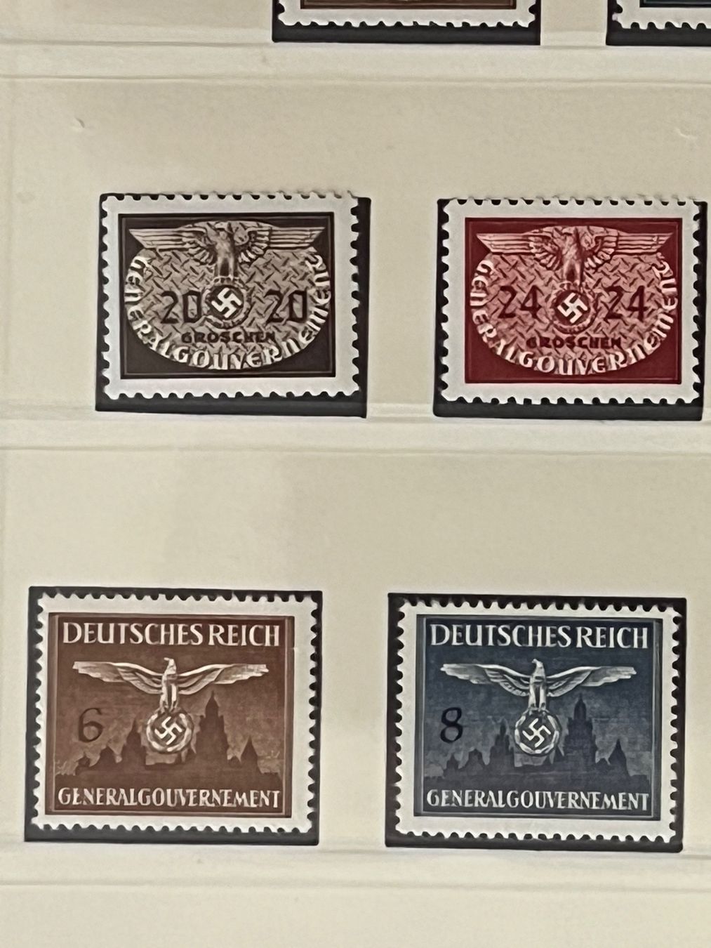 Alle Briefmarken: DR „Generalgouvernement" 1940/43 postfrisch – Gebraucht aus Altikon von Linus62 1