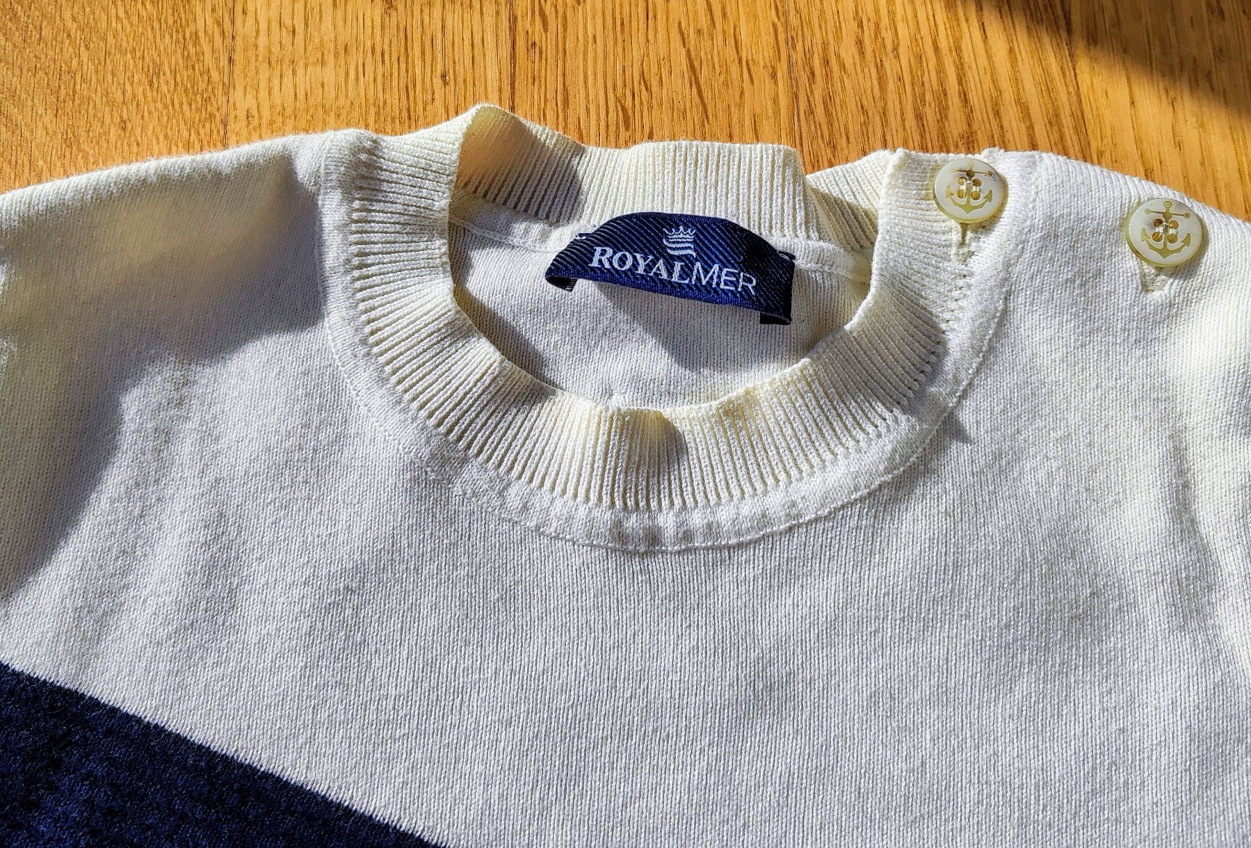 Maglioni & Felpe: Joli pull blanc ROYAL MER Taille M – Usato da Carouge GE venduto da for_8yym 2