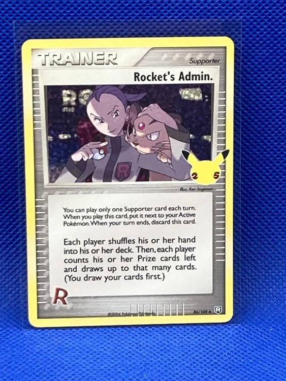 Pokemon Celebrations 25th / Rocket`s Admin 86 / 109 EN (Neu (gemäss ...