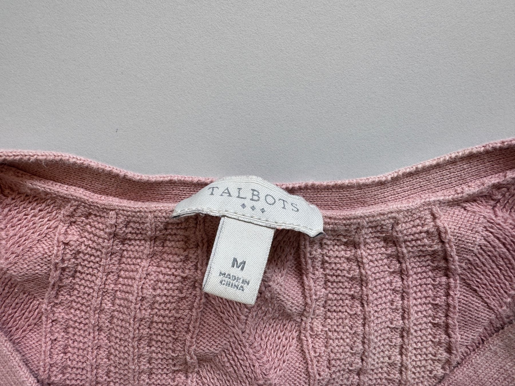 Giacche: Talbots pullover cable knit style 100% cotton Women M – Usato da Neuchâtel venduto da _Easy_to_Find_ 2