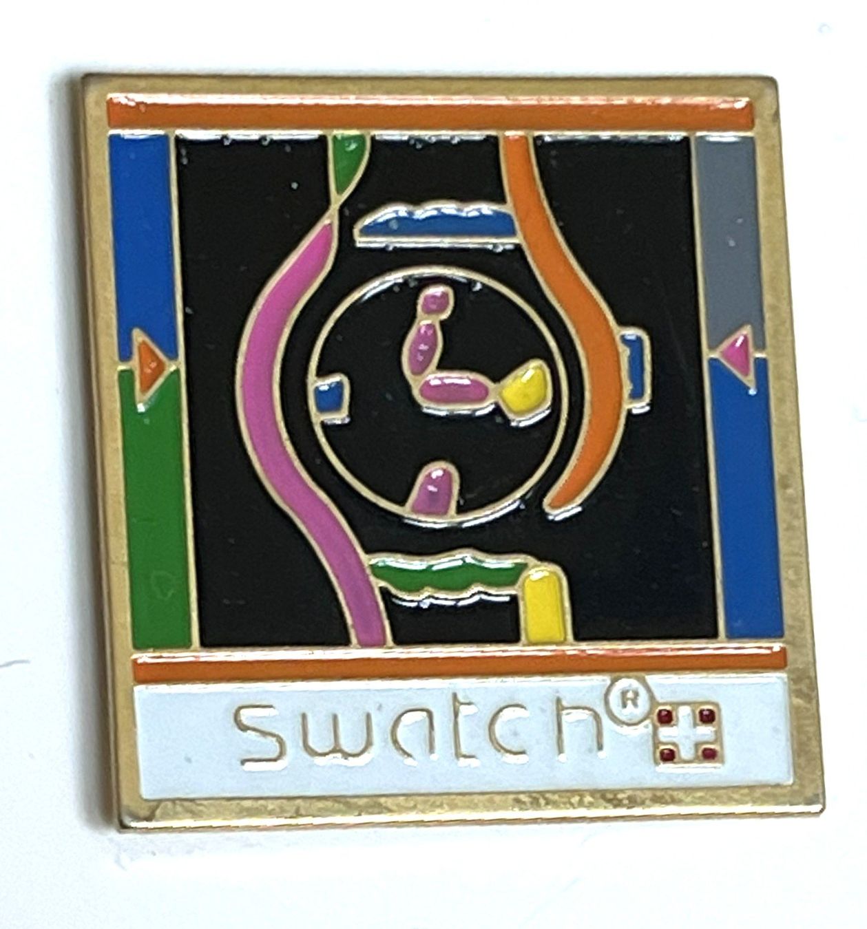 Placchette & Badge: 2 Pin Swatch Uhr Uhren – Usato da Kriens venduto da TSCH1 1