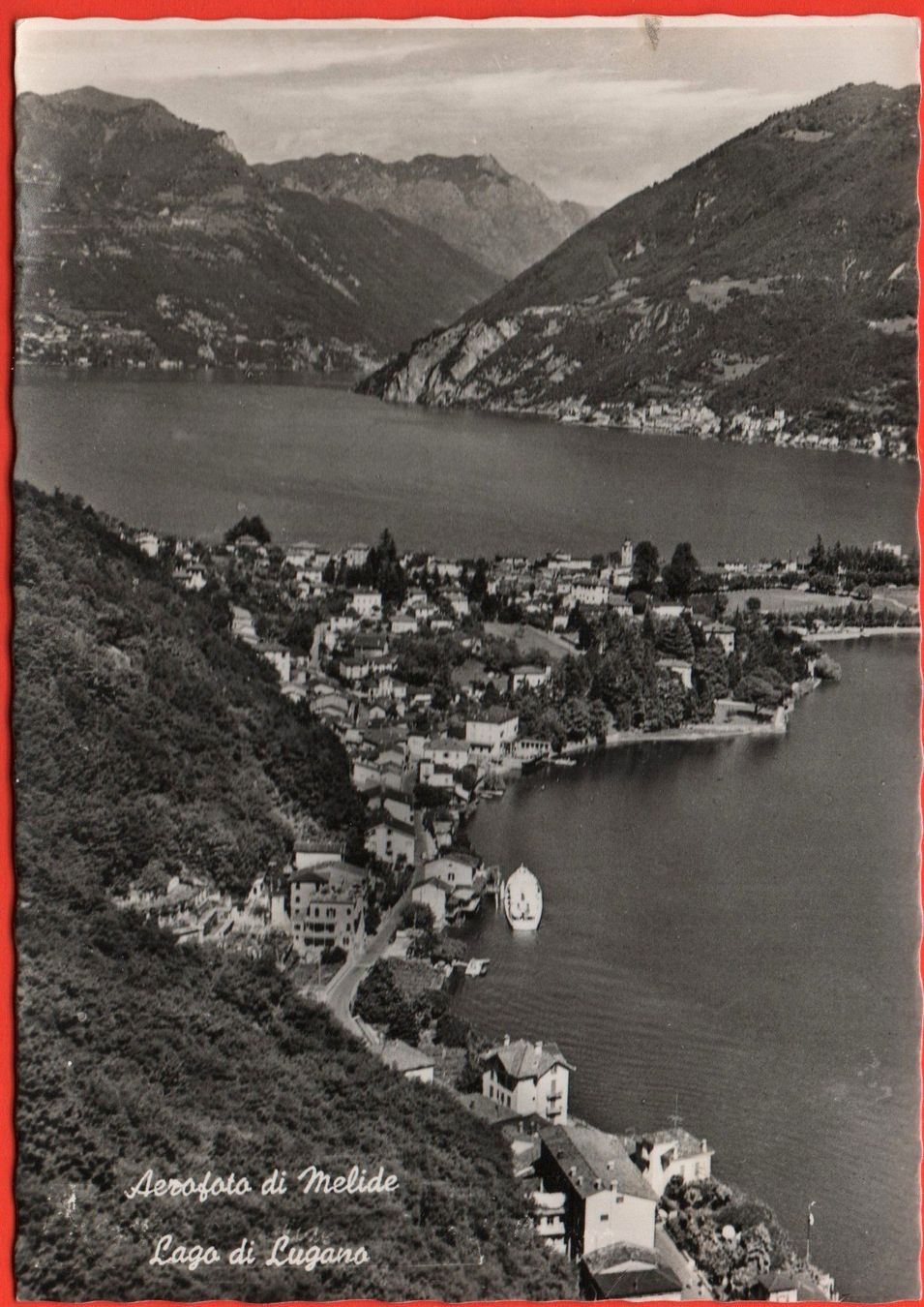 Cartes postales: MELIDE Aerofoto – D'occasion à Jona par philajona