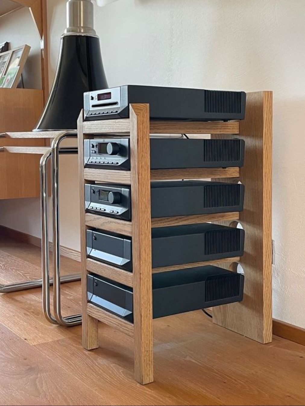 Cyrus Wandhalterungen: Cyrus HiFi-Rack aus Eichenholz – Gebraucht aus Gockhausen von Rocko64 3
