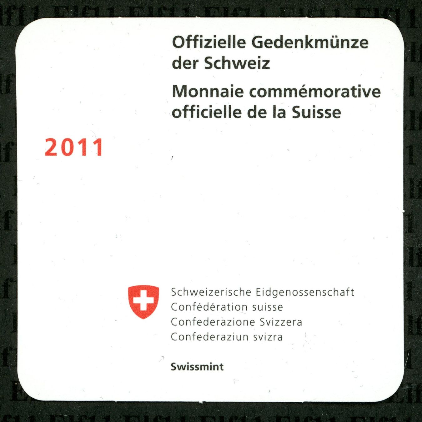 Alle Münzen: CHF__10.00 2011 Zibelemärit PP 10 Franken – Neu und originalverpackt aus Widnau von Elf11 2