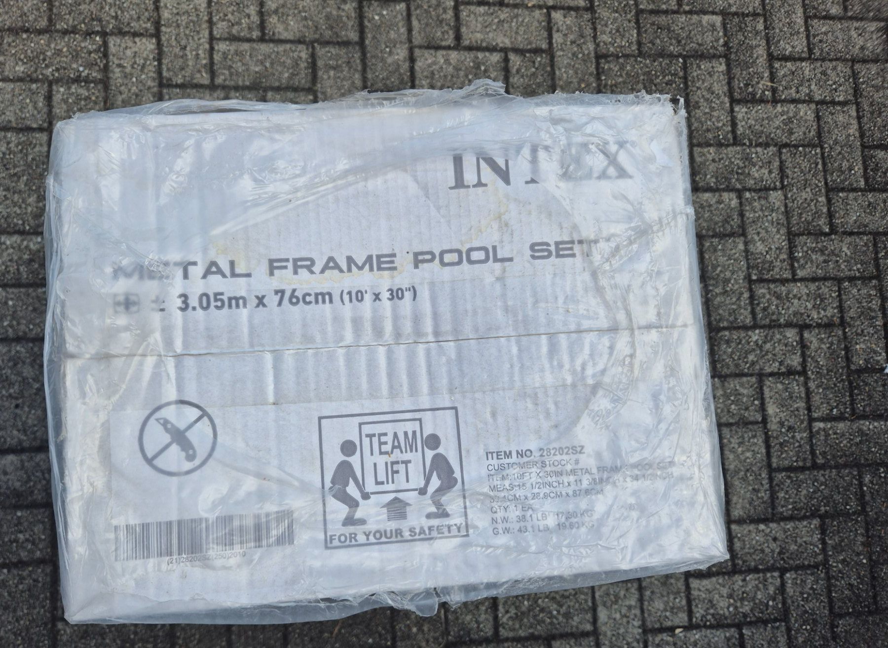Intex Piscine: Intex Metal Frame Pool Set 3.05 m × 76 cm – Usato da Gelterkinden venduto da Jetlir. 7