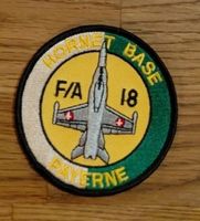 Schweizer Luftwaffe F/A-18 Hornet Base Payerne Patch neu