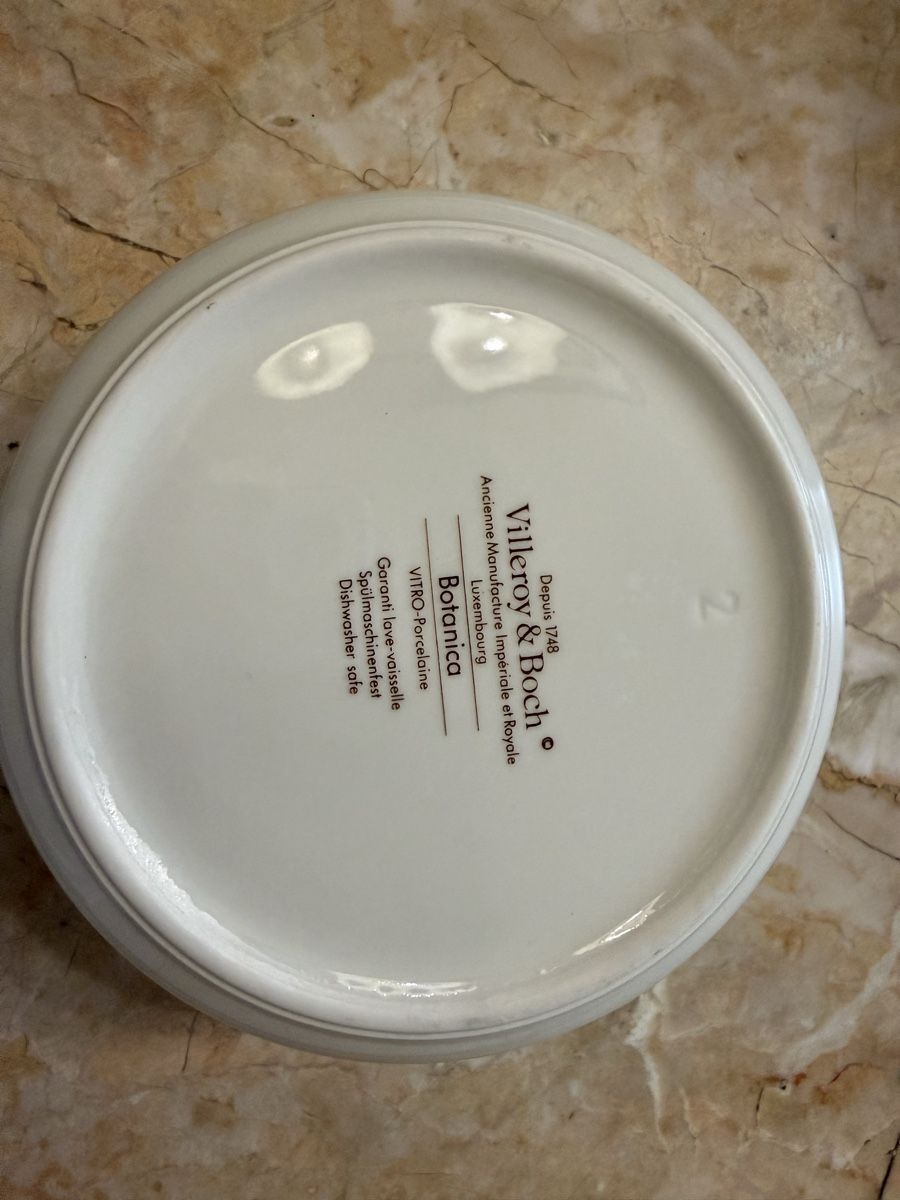 Villeroy & Boch Zuckerdosen: Deckeldose Villeroy & Boch Bontanica – Gebraucht aus Schaffhausen von Ibag 2