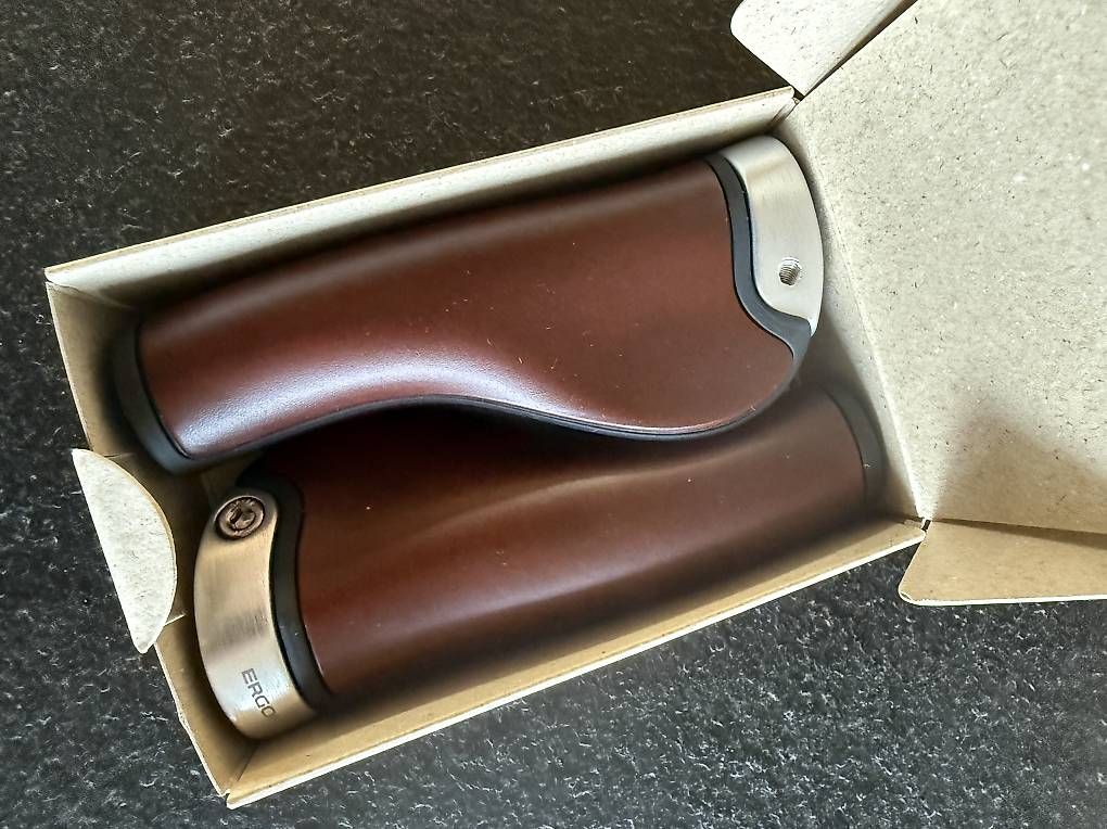 Ersatzteile: Brooks Ergon GP1 Leather Grips brown – Gebraucht aus Biezwil von rip0505 3