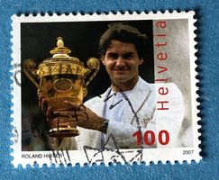 Nr.1229 GESTEMPELT Roger Federer 2007 