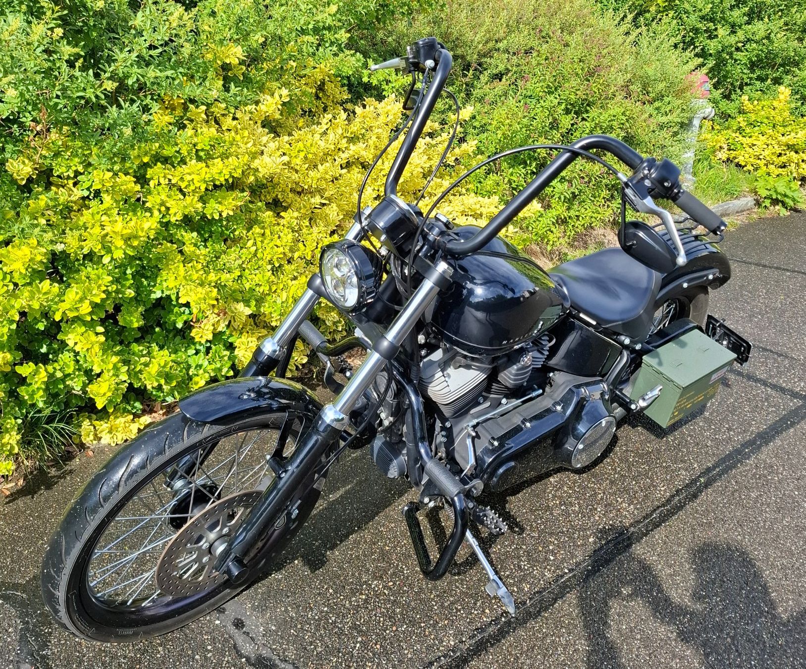 Harley-Davidson Chopper: HARLEY DAVIDSON SOFT TAIL BLACKLINE 1585 – Usato da Reinach BL venduto da vwbora75 4