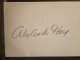 Alexander Haig - US Politik - handsigniert - † 2010