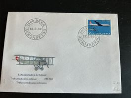 Schweiz Luftpost Brief 1969, Ersttagsbrief Bern, Top Zustand